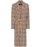 Tod's Checked Wool Coat