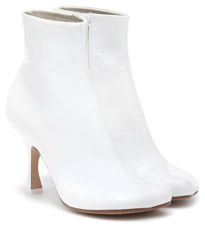 Mm6 Maison Margiela Patent Leather Ankle Boots