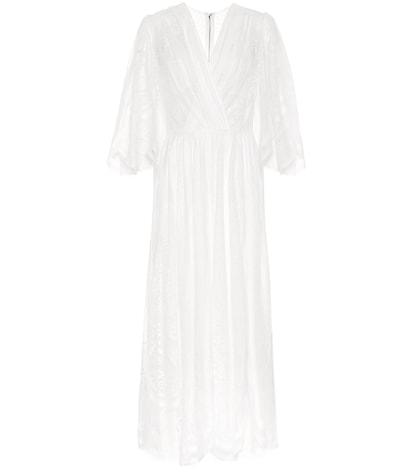 Dolce & Gabbana Cotton-blend Lace Maxi Dress