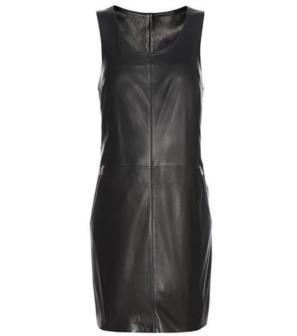 Calvin Klein Jeans Exclusive To Mytheresa.com – Racer Zip Leather Mini Dress