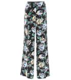 Diane Von Furstenberg Floral-printed Wide-leg Trousers