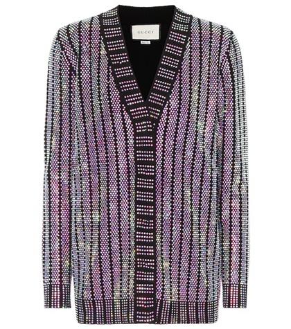 Gucci Crystal-embellished Cardigan