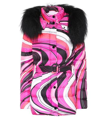 Emilio Pucci Printed Down-filled Coat