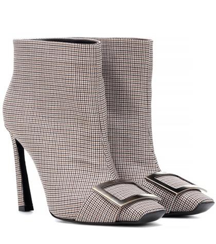 Jardin Des Orangers Trompette Houndstooth Ankle Boot