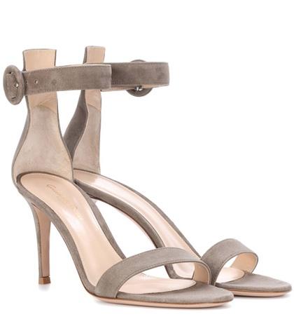Oscar De La Renta Portofino 85 Suede Sandals