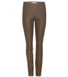 Maison Michel Elenasoo Slim Leather Trousers