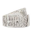 Saint Laurent Crystal-embellished Belt
