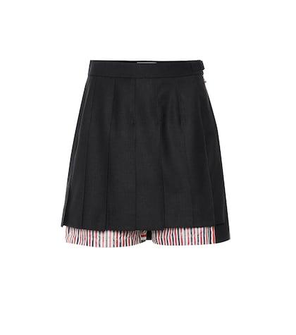 Thom Browne Wool And Cotton Shorts