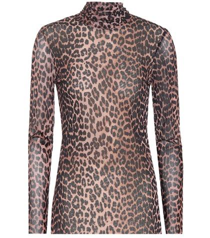 Rag & Bone Tilden Leopard-printed Rollneck Top