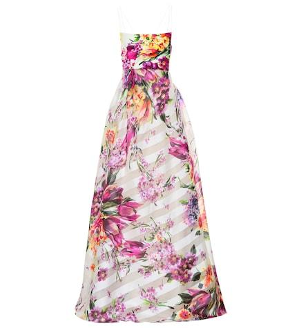 Tod's Camille Floral Crêpe Gown