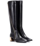 Roger Vivier Polly Zip Leather Boots