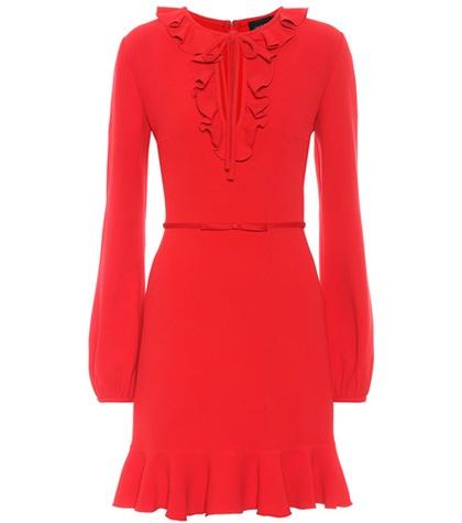 Giambattista Valli Ruffled Crêpe Mini Dress