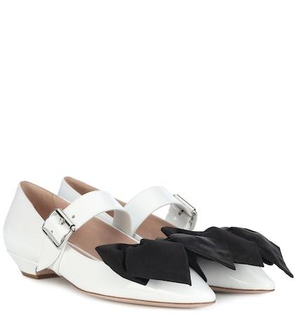 Altuzarra Leather Ballet Flats