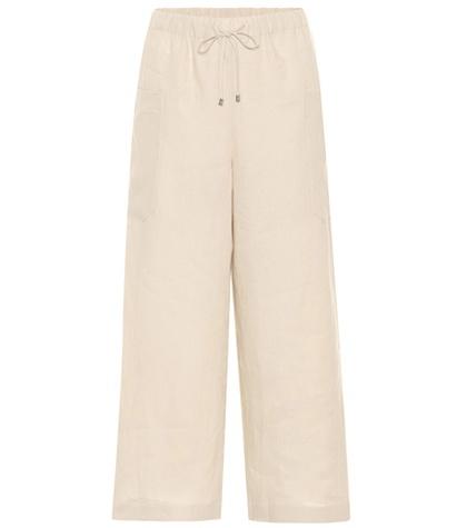 Stella Mccartney Cropped Linen Trousers