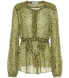 Christopher Kane Silk And Cotton Top