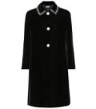 Miu Miu Embellished Velvet Coat