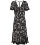 Dolce & Gabbana Polka-dotted Silk-blend Dress