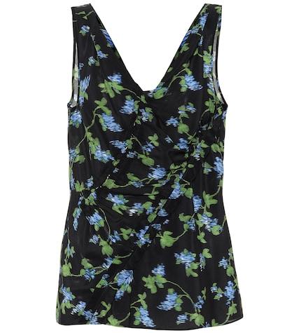 Altuzarra Selva Floral-printed Silk Top