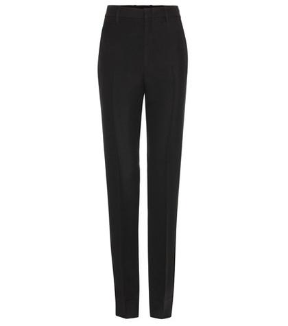 Gucci Silk And Wool Tapered Trousers