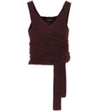 Miu Miu Ebony Alpaca-blend Top