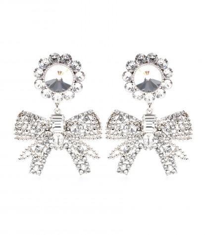 Miu Miu Crystal-embellished Clip-on Earrings