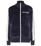Palm Angels Logo Velour Track Jacket