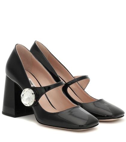 Bonpoint Patent Leather Mary Jane Pumps
