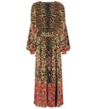 Etro Leopard-print And Paisley Dress
