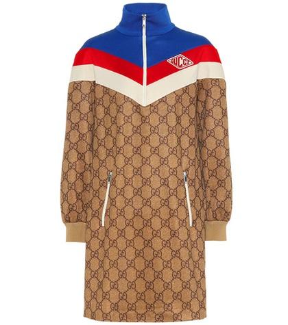 Gucci Gg Technical Jersey Dress