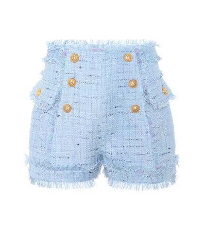 Balmain Tweed Shorts
