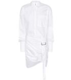 Helmut Lang Pulled Up Cotton Shirt Dress