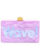 Oscar De La Renta Jean Wave Box Clutch