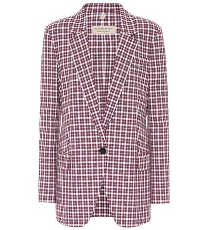 See By Chlo Check Cotton Jacket