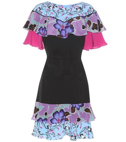 Etro Ruffled Silk Dress