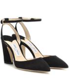 Jimmy Choo Micky 85 Suede Pumps