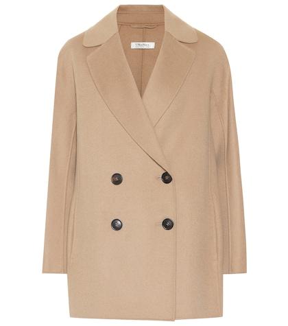 S Max Mara Brunico Wool And Angora Peacoat