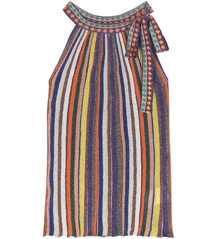 Missoni Metallic Striped Top