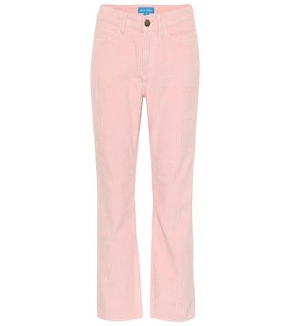 M.i.h Jeans Daily Crop High-rise Corduroy Pants