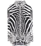 Alexander Mcqueen Printed Silk Shirt