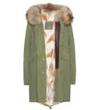 Mr & Mrs Italy Fur-lined Cotton Parka