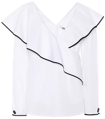 Diane Von Furstenberg Cotton Poplin Blouse
