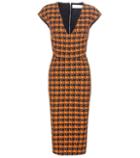 Victoria Beckham Jacquard Wool-blend Dress