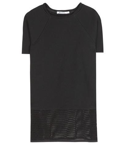 Stella Mccartney Jersey And Open-knit Sweater