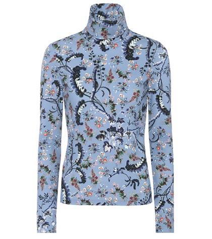 Chlo Kelly Printed Turtleneck