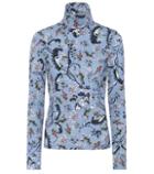 Chlo Kelly Printed Turtleneck