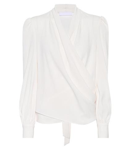 Co Crêpe Wrap Top