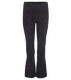 T By Alexander Wang Maxime Suede Cropped Trousers