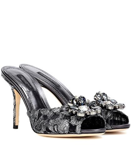 See By Chlo Crystal-embellished Lace Sandals