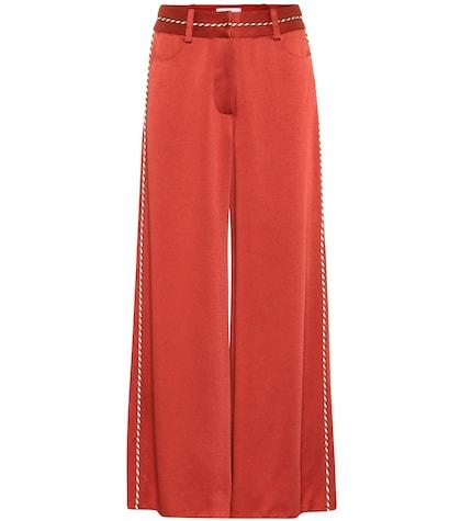 Peter Pilotto High-rise Satin Pants