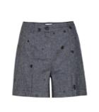 Tomas Maier Embroidered Denim Shorts